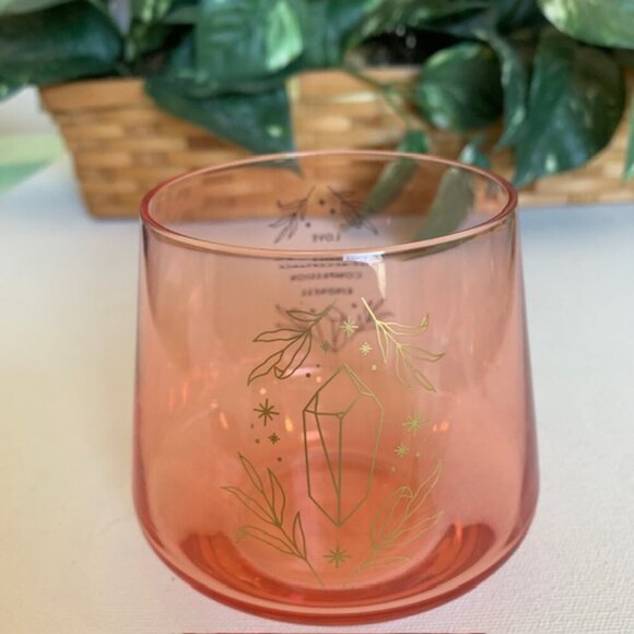 Rose Crystal Healing Drinking Glass DT Wand Love Acceptance Compassion Kindness - Picture 14 of 16